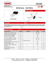 SST26Z-800CW Datasheet Cover