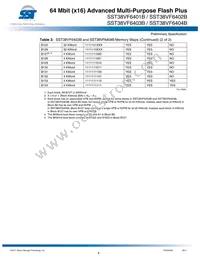 SST38VF6404B-70-5I-EKE-T Datasheet Page 8