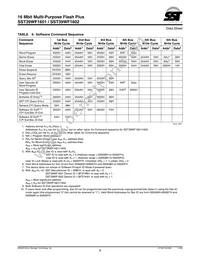 SST39WF1601-90-4C-B3KE-T Datasheet Page 9