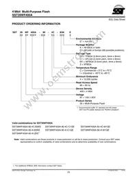 SST39WF400A-90-4I-ZKE Datasheet Page 23