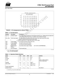 SST39WF800A-90-4C-B3KE-T Datasheet Page 6