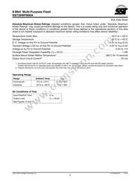 SST39WF800A-90-4C-B3KE-T Datasheet Page 9