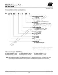 SST39WF800A-90-4C-B3KE-T Datasheet Page 23