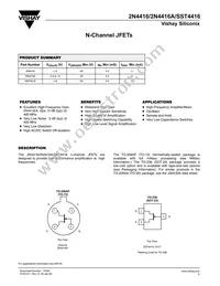 SST4416-T1-E3 Datasheet Cover