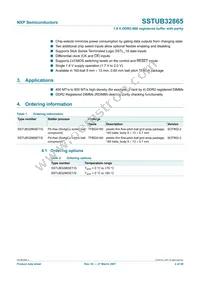 SSTUB32865ET/G Datasheet Page 2