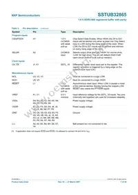SSTUB32865ET/G Datasheet Page 7