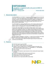 SSTUG32865ET/S Datasheet Cover