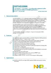 SSTUG32866EC/S Datasheet Cover