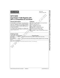 SSTV16859MTDX Datasheet Cover