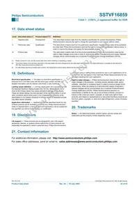 SSTVN16859BS Datasheet Page 22