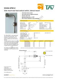 SSV66A35B235SPM12 Datasheet Cover