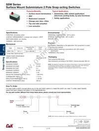 SSW115S Datasheet Cover