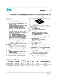 ST10F273Z4Q3 Datasheet Cover