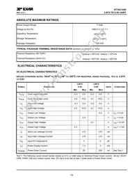 ST16C1450IQ48-F Datasheet Page 19