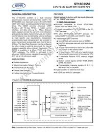 ST16C2550IJ44TR-F Datasheet Cover