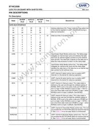 ST16C2550IJ44TR-F Datasheet Page 4