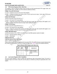 ST16C2550IJ44TR-F Datasheet Page 20