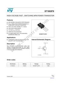 ST1802FX Datasheet Cover