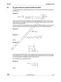 ST1S14PHR Datasheet Page 17