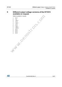 ST1S15TPUR Datasheet Page 19