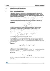 ST1S50PUR Datasheet Page 15