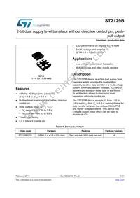 ST2129BQTR Datasheet Cover