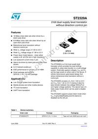 ST2329AQTR Datasheet Cover
