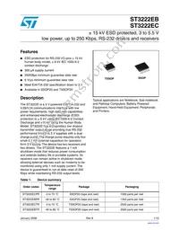 ST3222ECDR Datasheet Cover
