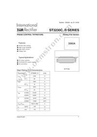 ST3230C16R0 Datasheet Cover
