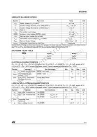 ST3384EBDR Datasheet Page 3