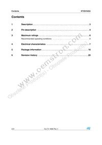 ST3DV520AQTR Datasheet Page 2