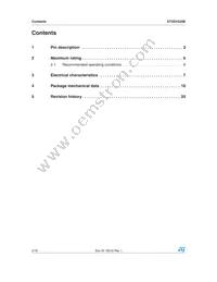 ST3DV520EQTR Datasheet Page 2