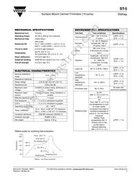 ST5TW104 Datasheet Page 4