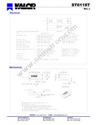 ST6118T Datasheet Cover