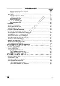 ST62E20CF1 Datasheet Page 3