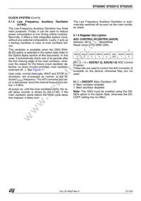 ST62T03CM6/TR Datasheet Page 21