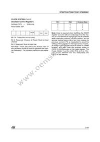 ST62T60CM3 Datasheet Page 21