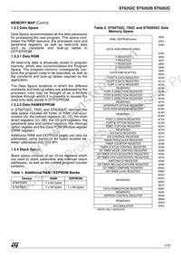 ST62T62CM6 Datasheet Page 7