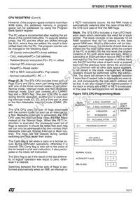 ST62T62CM6 Datasheet Page 15