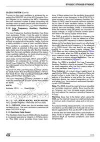 ST62T62CM6 Datasheet Page 17