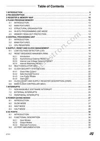 ST72C215G2M3 Datasheet Page 2