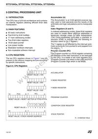 ST72C215G2M3 Datasheet Page 14