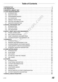 ST72F264G1B5 Datasheet Page 2