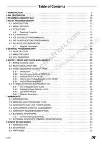 ST72F321M9T6 Datasheet Page 2