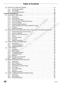 ST72F321M9T6 Datasheet Page 3