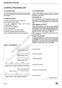ST72F321M9T6 Datasheet Page 20