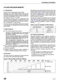 ST72F324K6TC/TR Datasheet Page 17