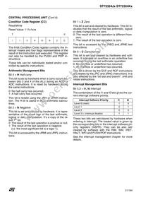 ST72F324K6TC/TR Datasheet Page 21