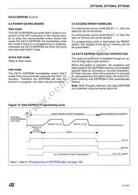 ST72F340S4T6 Datasheet Page 21