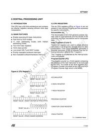 ST72F361K9TCE Datasheet Page 17